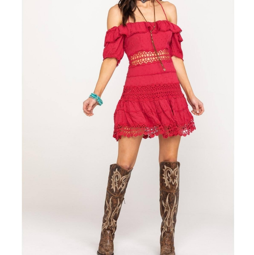 Free people flowing dress.